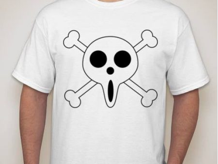 One Piece Anime USOPP JOLLY ROGER Pirate Flag T-shirt | Blasted Rat Cheap