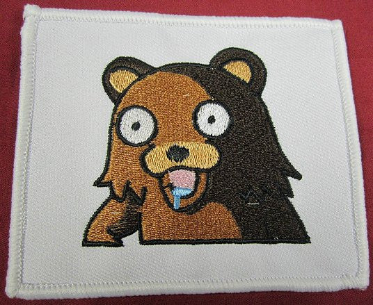 4chan Drooling Bear Patch For Discount