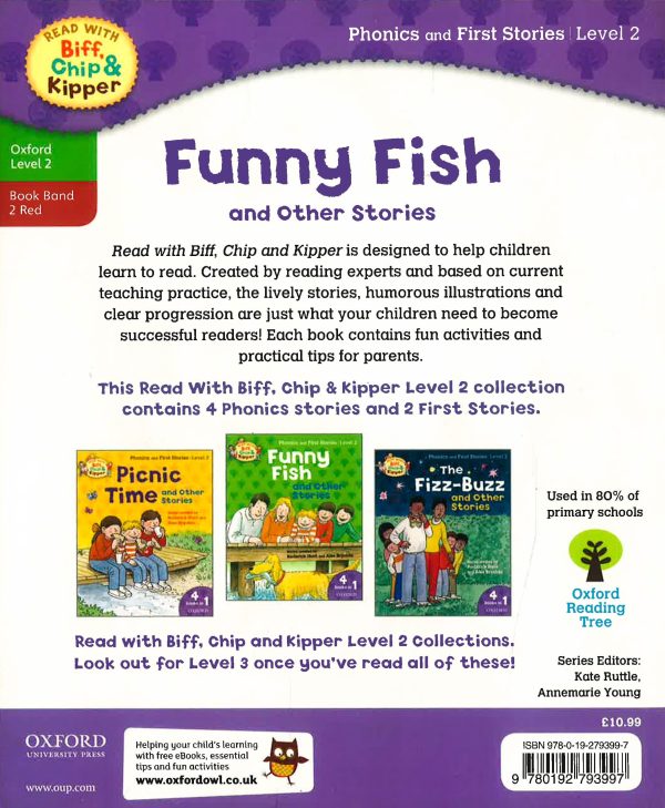 Oxford Reading Tree Read With Biff, Chip, And Kipper: Level 2 Phonics & First Stories: Funny Fish And Other Stories Online now