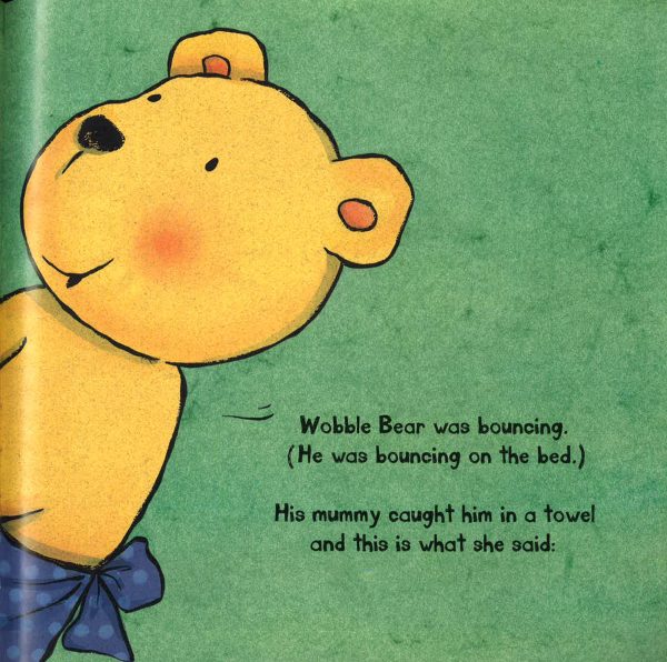 Wobble Bear Says Yellow Fashion