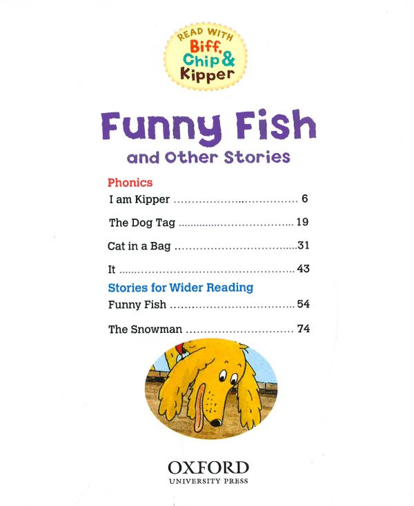 Oxford Reading Tree Read With Biff, Chip, And Kipper: Level 2 Phonics & First Stories: Funny Fish And Other Stories Online now