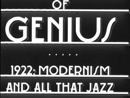 Constellation Of Genius: 1922: Modernism And All That Jazz Hot on Sale