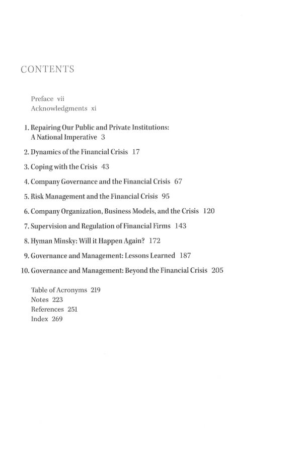 Why Some Firms Thrive While Others Fail: Governance And Management Lessons From The Crisis Supply