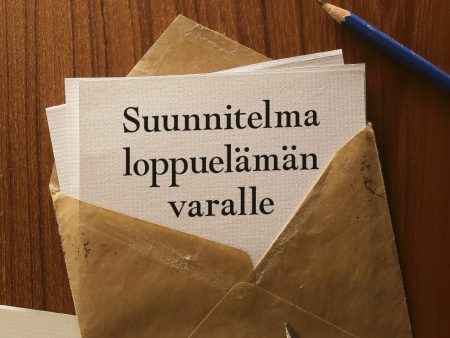 Suunnitelma loppuelämän varalle on Sale