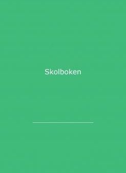 Skolboken grön (koko B5) Discount