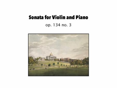 Sonata for Violin and Piano op. 134 no. 3 - Boston Ballade Online Sale