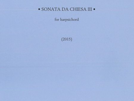 Sonata da chiesa III - for harpsichord Fashion