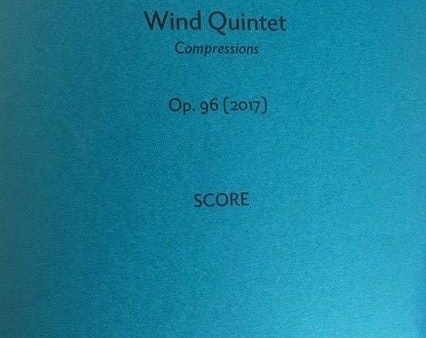 Wind Quintet op. 96 (2017) - Score Hot on Sale